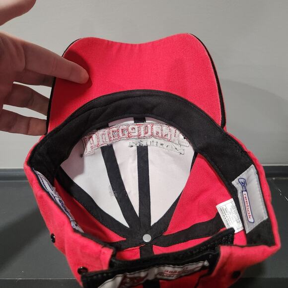 VTG Y2K Tampa Bay Buccaneers Reebok NFL Football Strapback Hat Cap OSFA - Picture 12 of 14